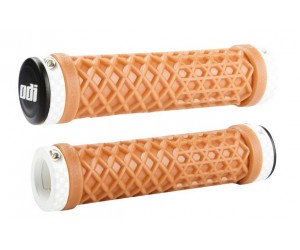 Грипсы ODI Vans® Lock-On Grips, Limited Edition, Gum with Checkerboard White Clamps